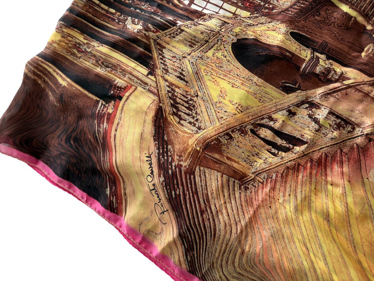 Roberto Cavalli SS 2003 Runway baroque museum print stole