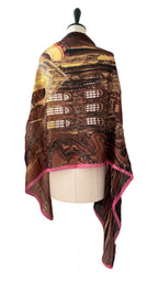 Roberto Cavalli SS 2003 Runway baroque museum print stole