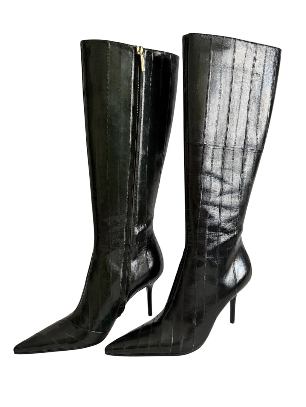 Dolce & Gabbana eel leather dark green color 2000s