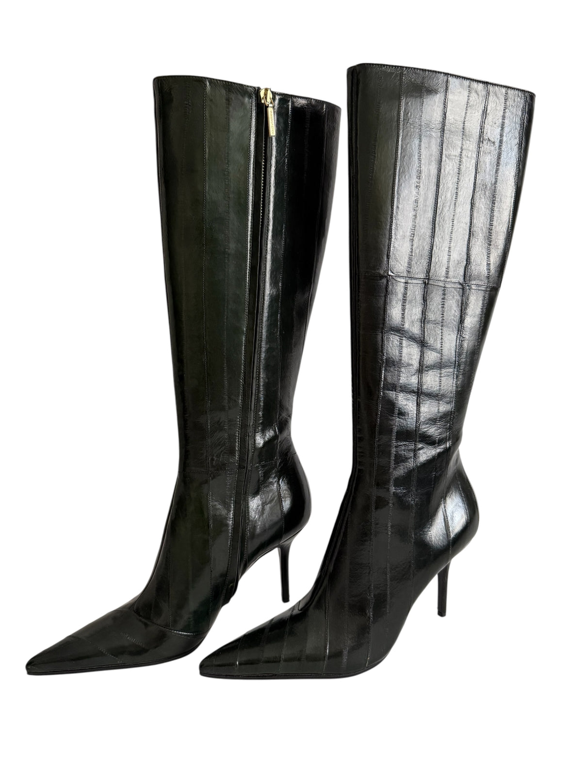 Dolce & Gabbana eel leather dark green color 2000s