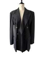 Vintage Karl Lagerfeld grey wool jacket 90s
