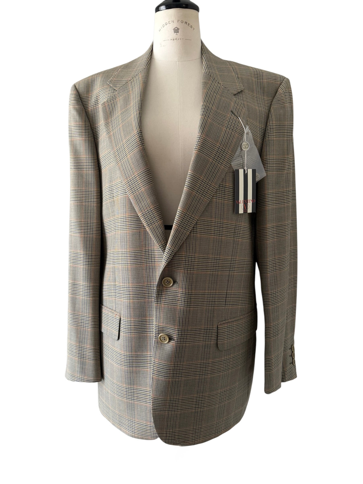 Valentino 90s wool multicolor blazer unisex