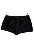 Prada early 2000s hot pants black shorts