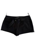 Prada early 2000s hot pants black shorts