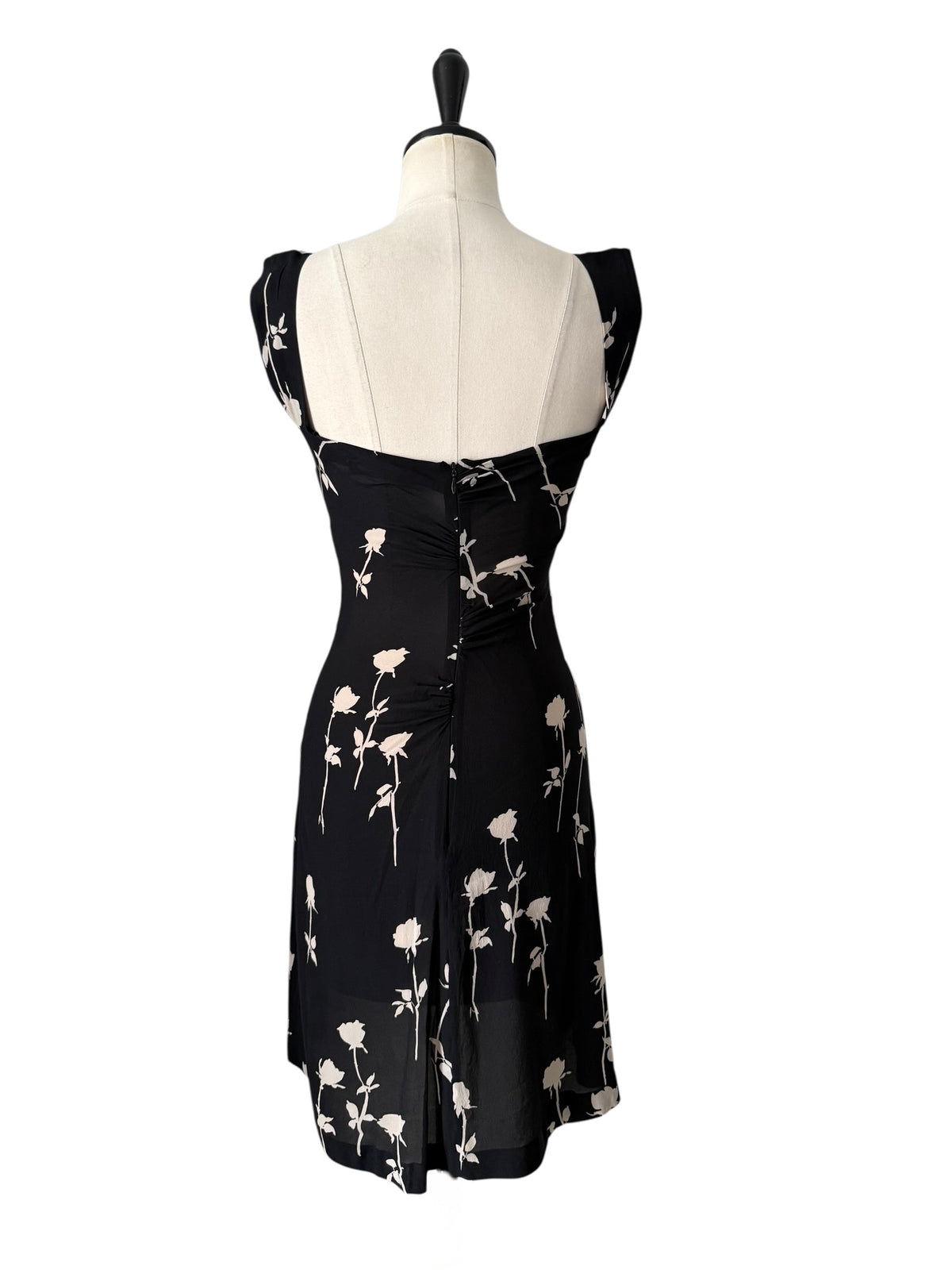 Dolce & Gabbana SS 2002 silk rose dress