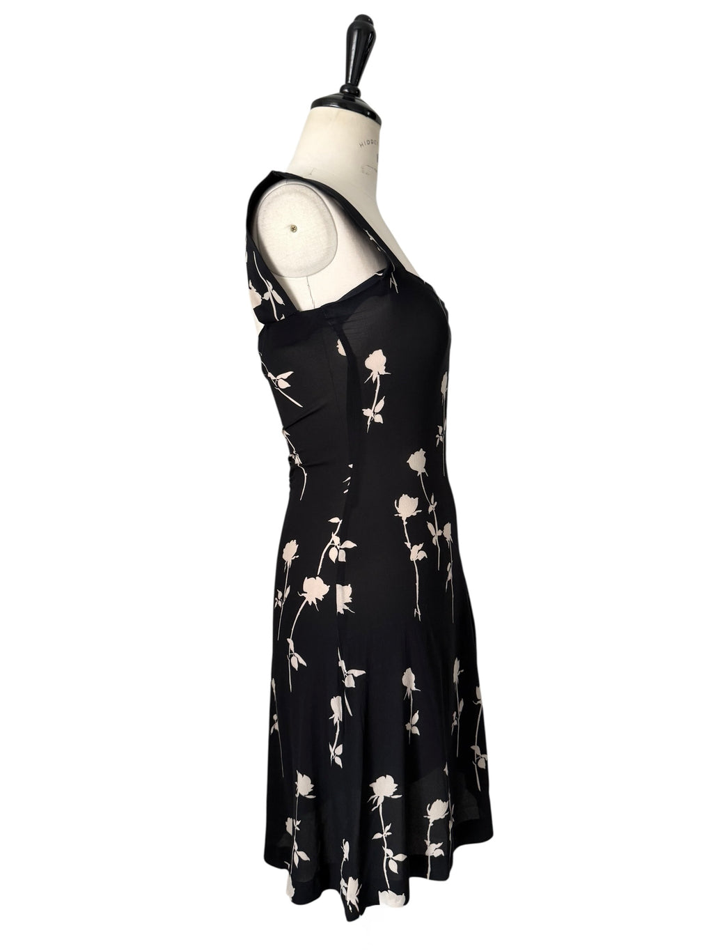Dolce & Gabbana SS 2002 silk rose dress