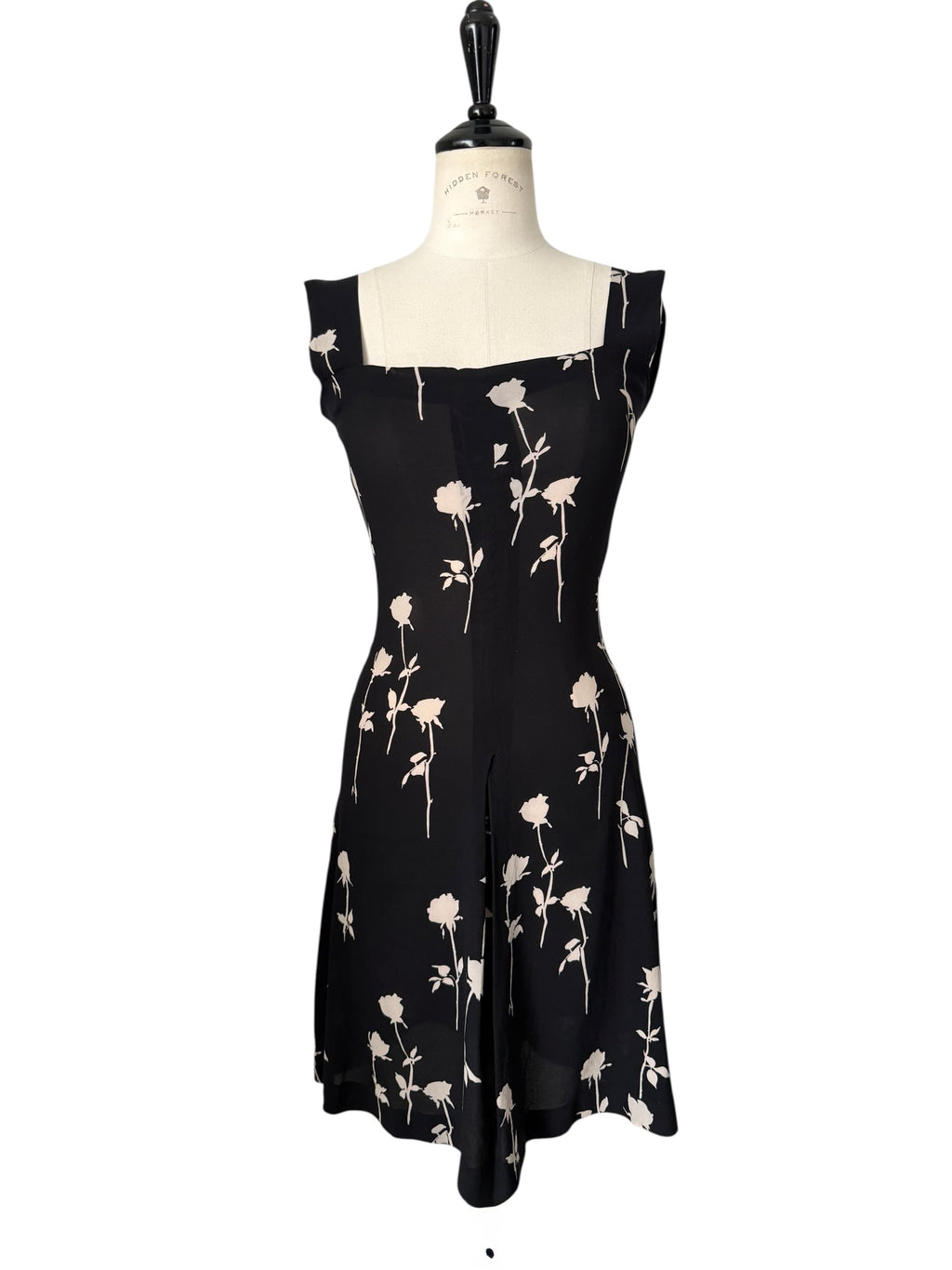Dolce & Gabbana SS 2002 silk rose dress