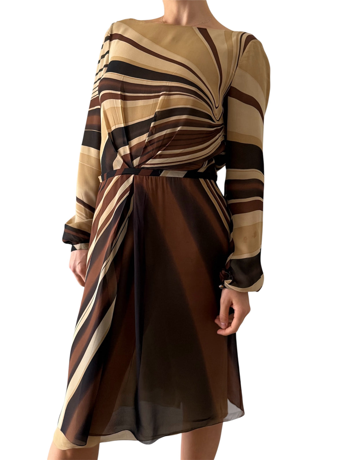 Gianni Versace FW 2000 Runway silk dress