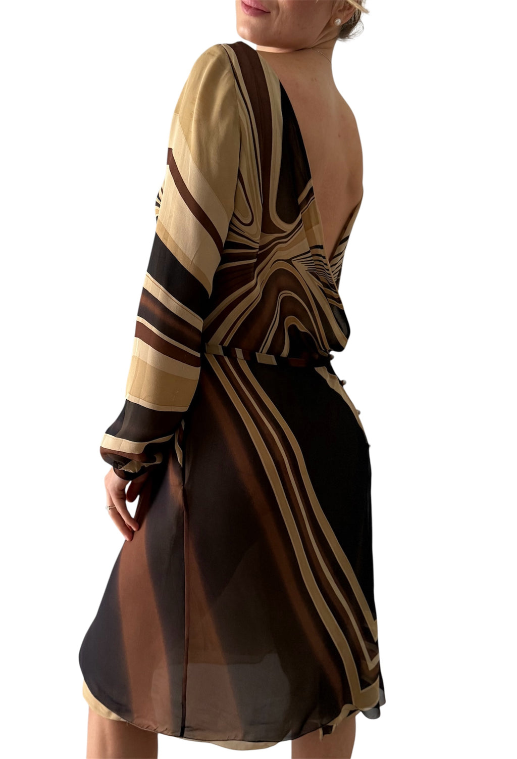 Gianni Versace FW 2000 Runway silk dress
