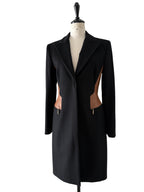 Gianni Versace FW 2001 Runway black coat