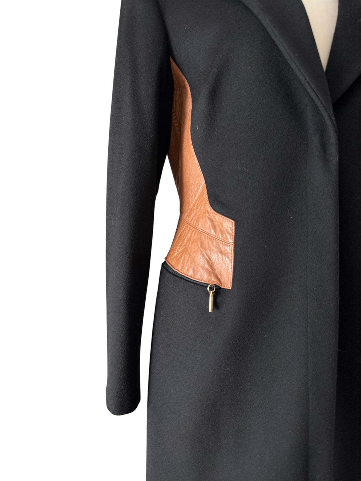 Gianni Versace FW 2001 Runway black coat