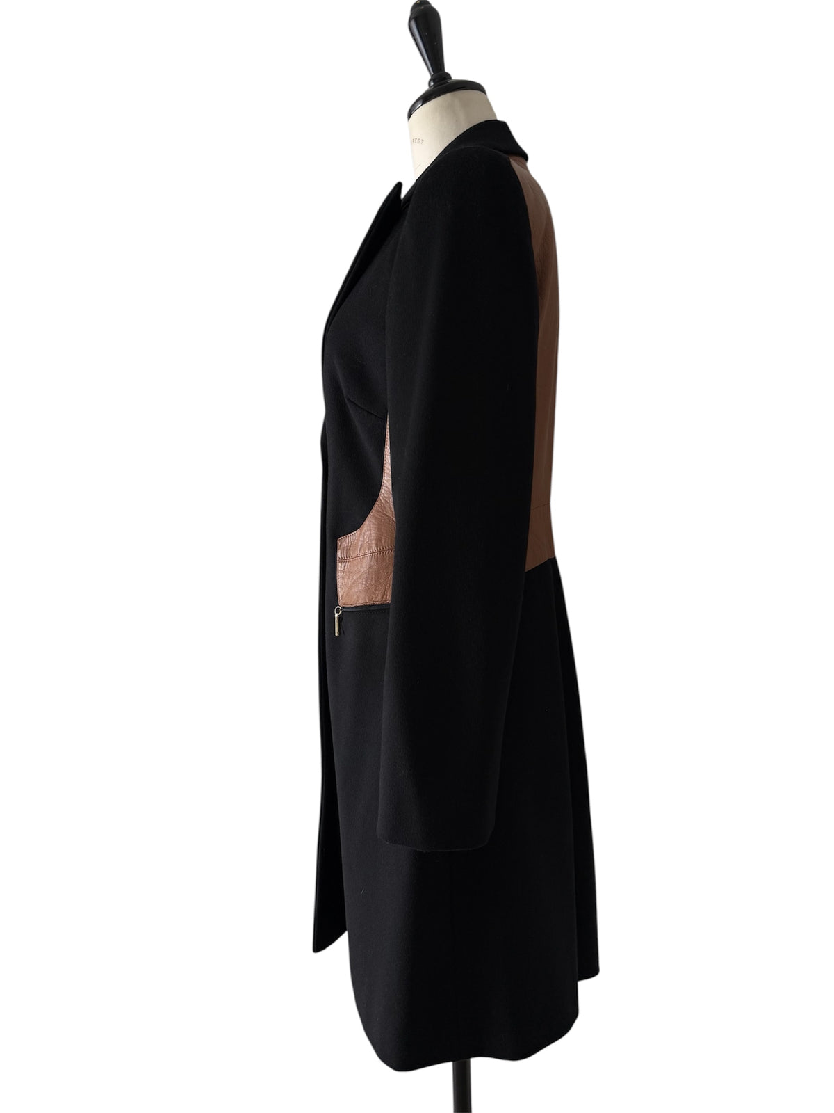 Gianni Versace FW 2001 Runway black coat