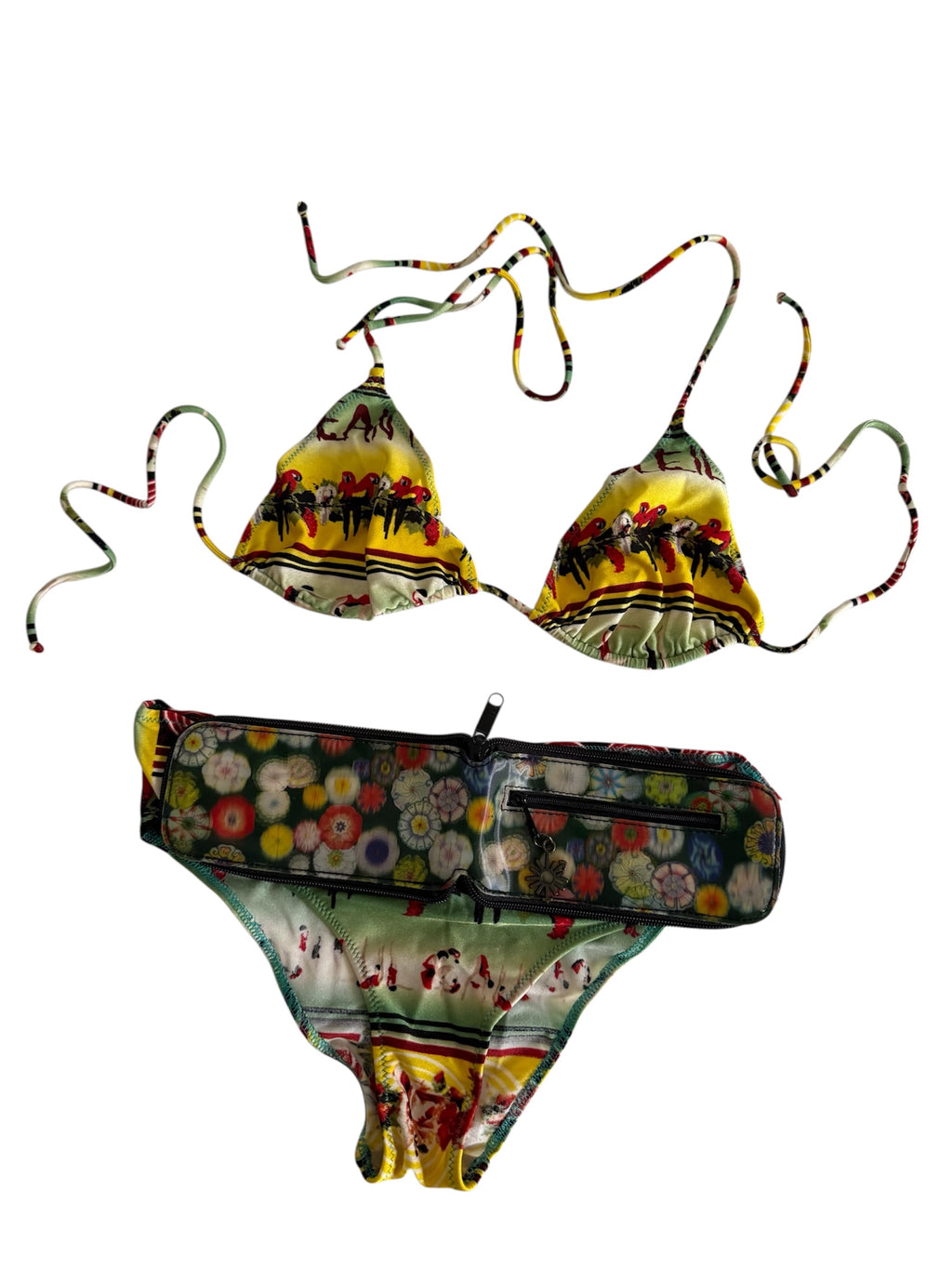 Jean Paul Gaultier two-piece swimwear vintage