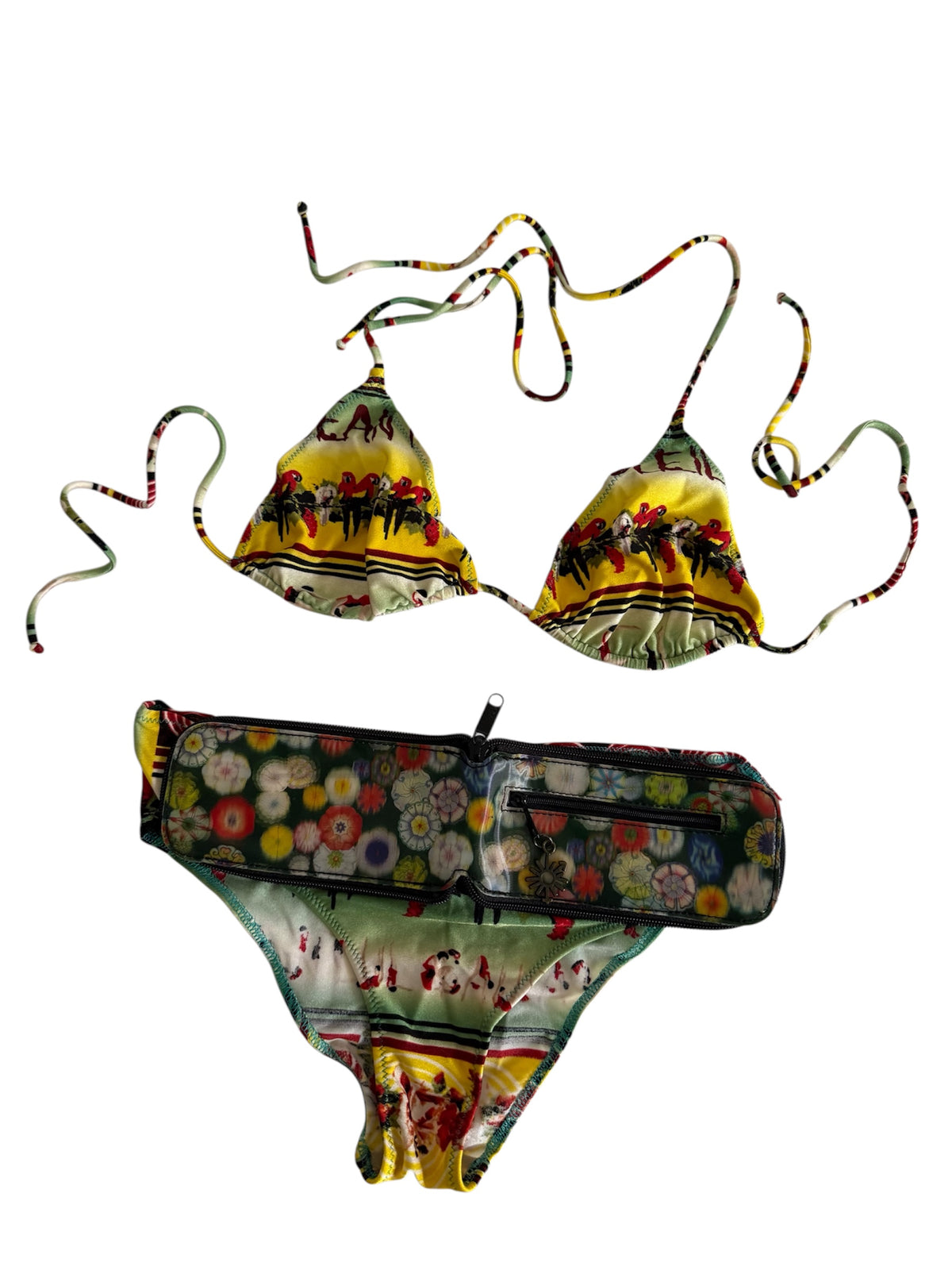 Jean Paul Gaultier two-piece swimwear vintage