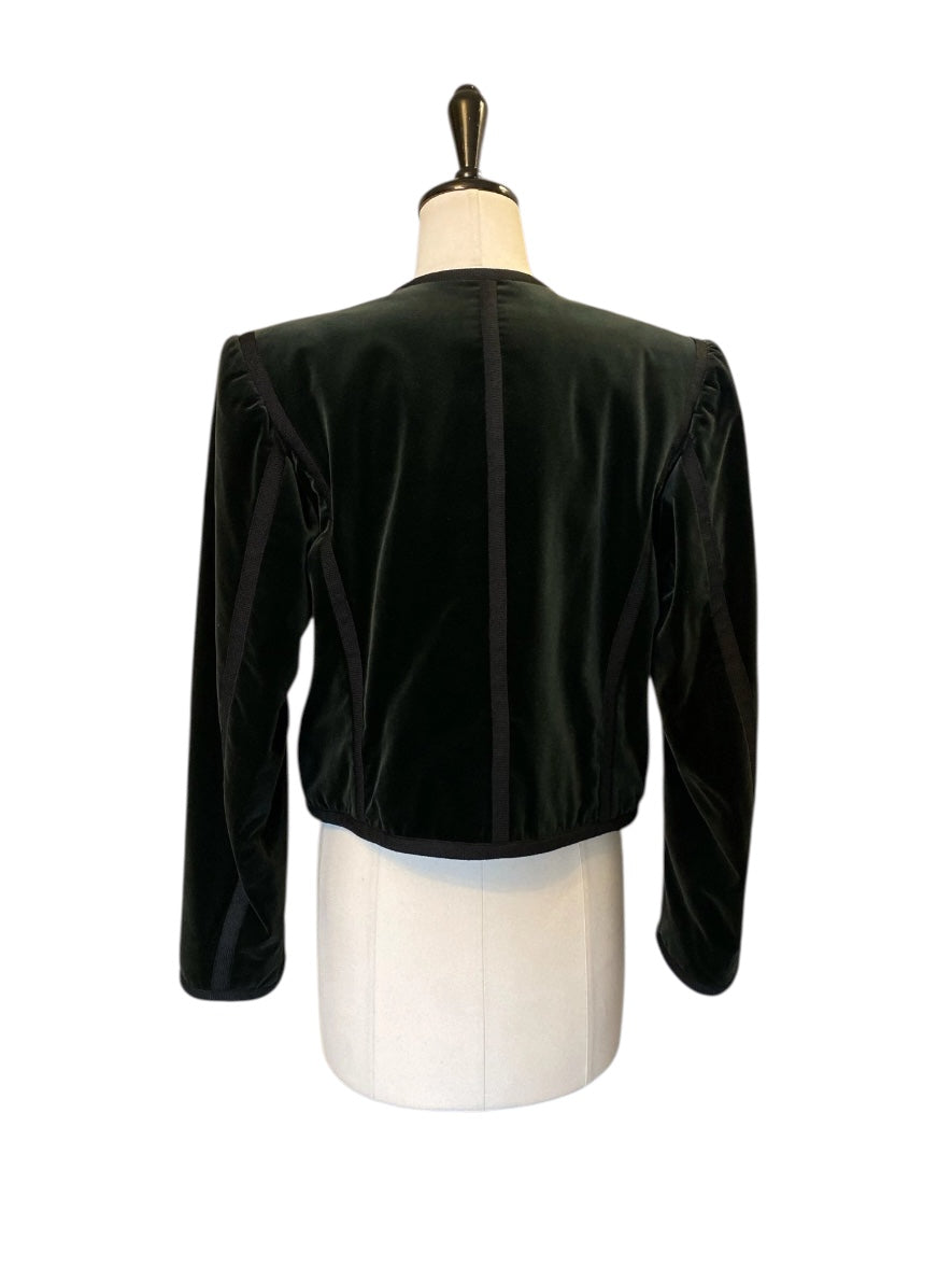 Saint Laurent Fw 1979 velvet jacket
