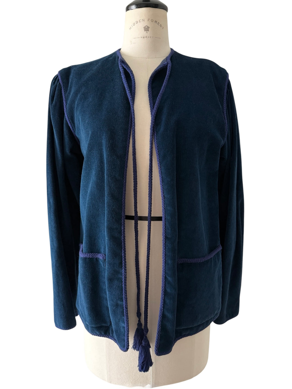 Saint Laurent 1977 Runway blue jacket
