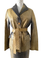 Roberto Cavalli FW 2000 Runway leather set