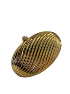 Minaudière gold egg clutch vintage