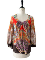 Roberto Cavalli SS 2008 multicolor shirt