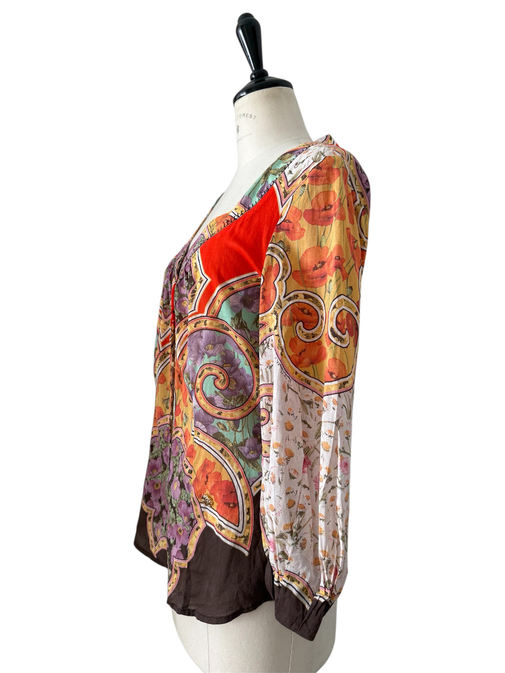 Roberto Cavalli SS 2008 multicolor shirt