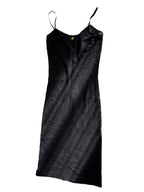 D&g SS 1995 Virgin Mary black lace midi dress