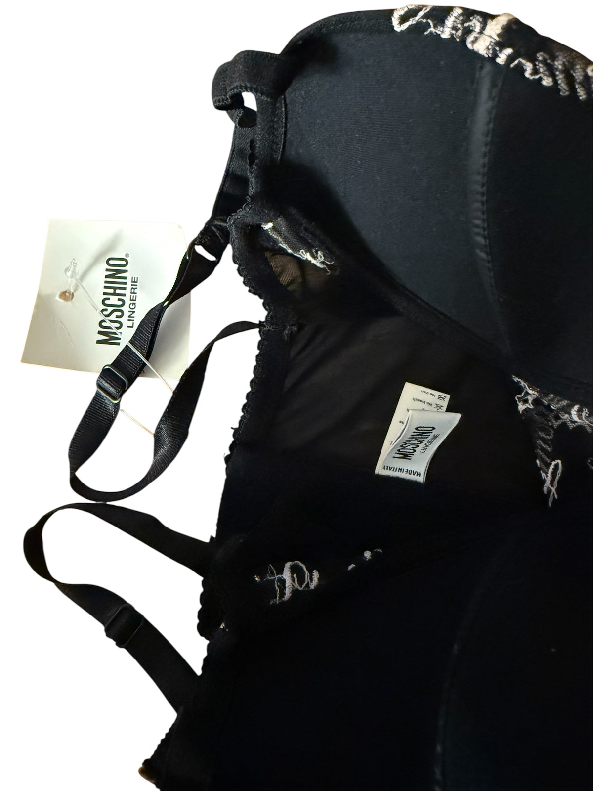 Moschino lingerie embroidered