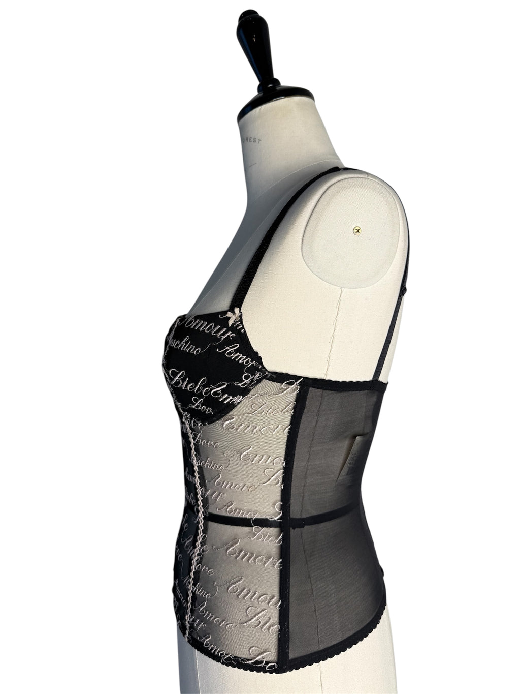 Moschino lingerie embroidered