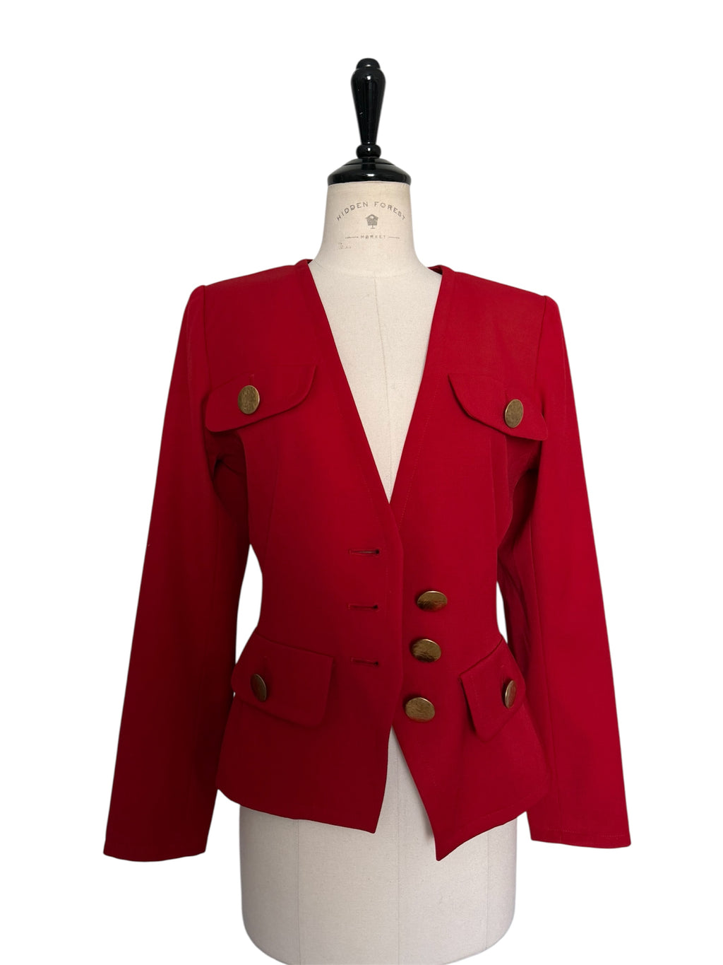 Yves Saint Laurent red blazer 90s