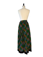Saint Laurent 1970 1980 long wool skirt