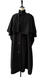 Rare Saint Laurent 1970 Wool "Gendarme" Cape