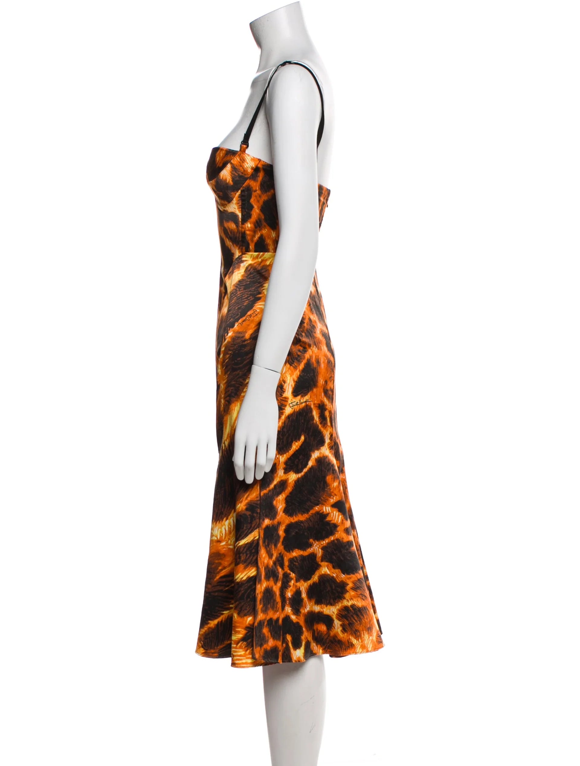 Just Cavalli S/S 2008 knee-length Leo dress