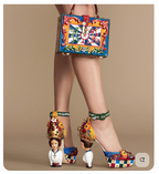 Dolce & Gabbana sandals Sicily SS 2016 Haute Couture