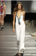 Iceberg SS 2003 Runway white long dress