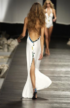 Iceberg SS 2003 Runway white long dress