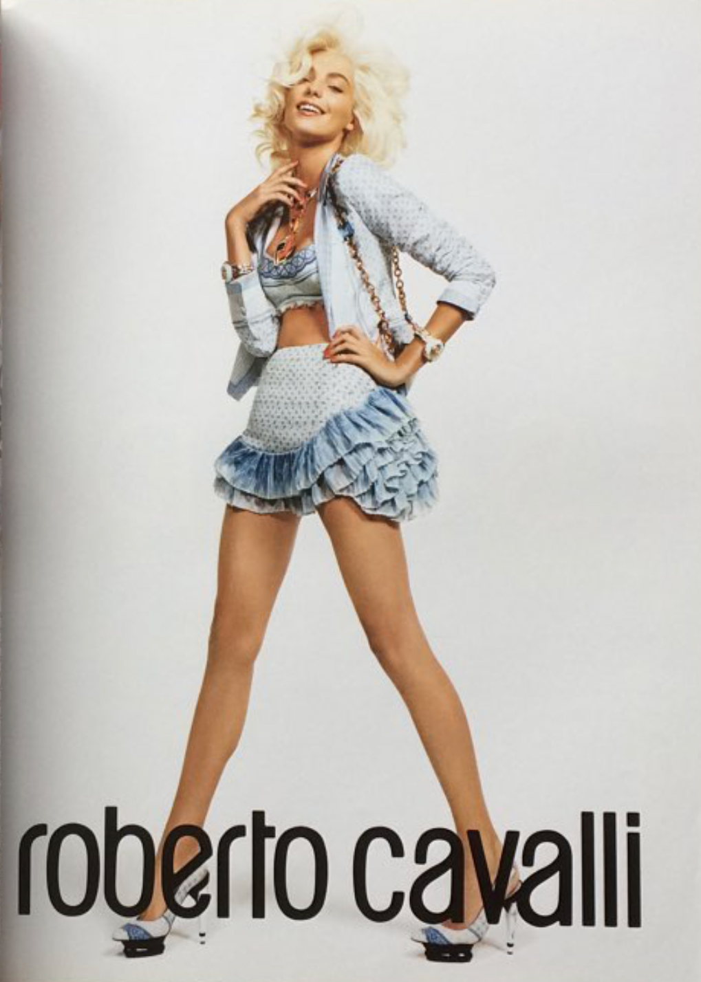Roberto Cavalli S/S 2009 silk co-ord