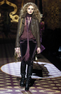 Roberto Cavalli FW 2004 velvet capri pants