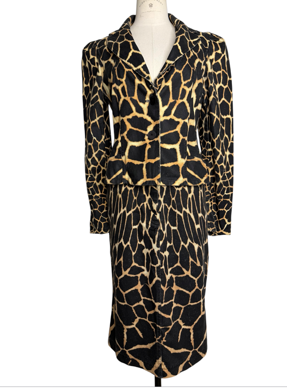 Roberto Cavalli FW 2000 Runway giraffe set