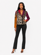 Just Cavalli F/W 2005 leopard colorful jacket