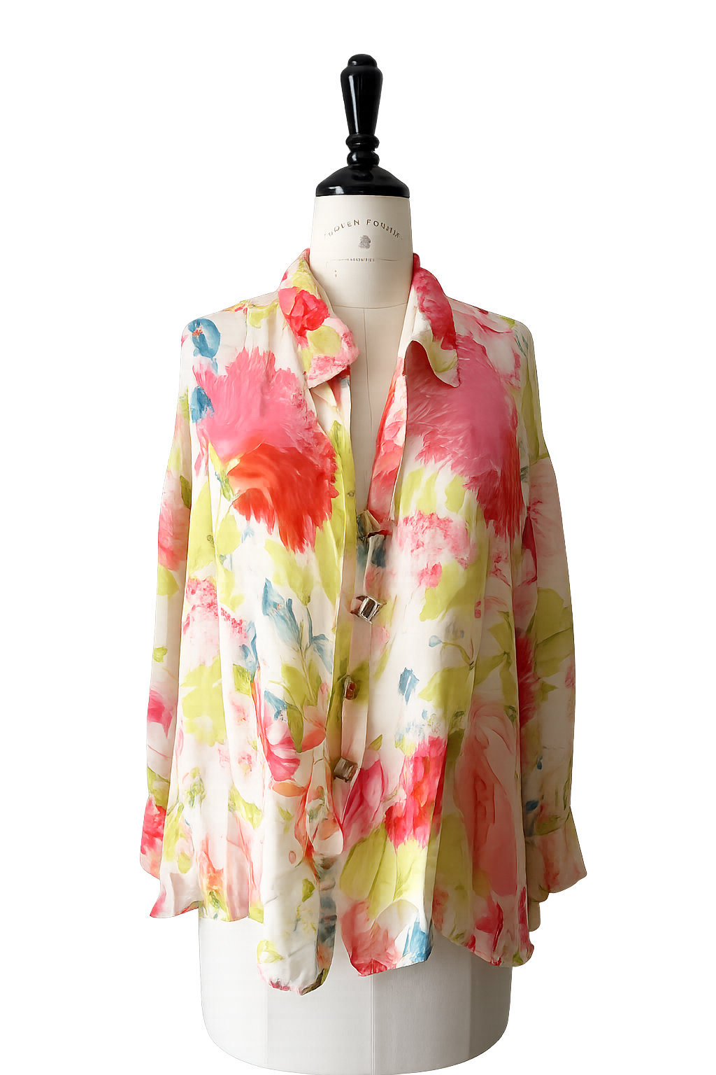 Roberto Cavalli SS 2000 silk floral shirt