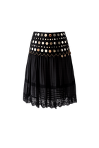 Blumarine SS 2005 mirrors Runway black skirt