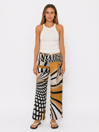Gianfranco Ferré abstract print 90s pants