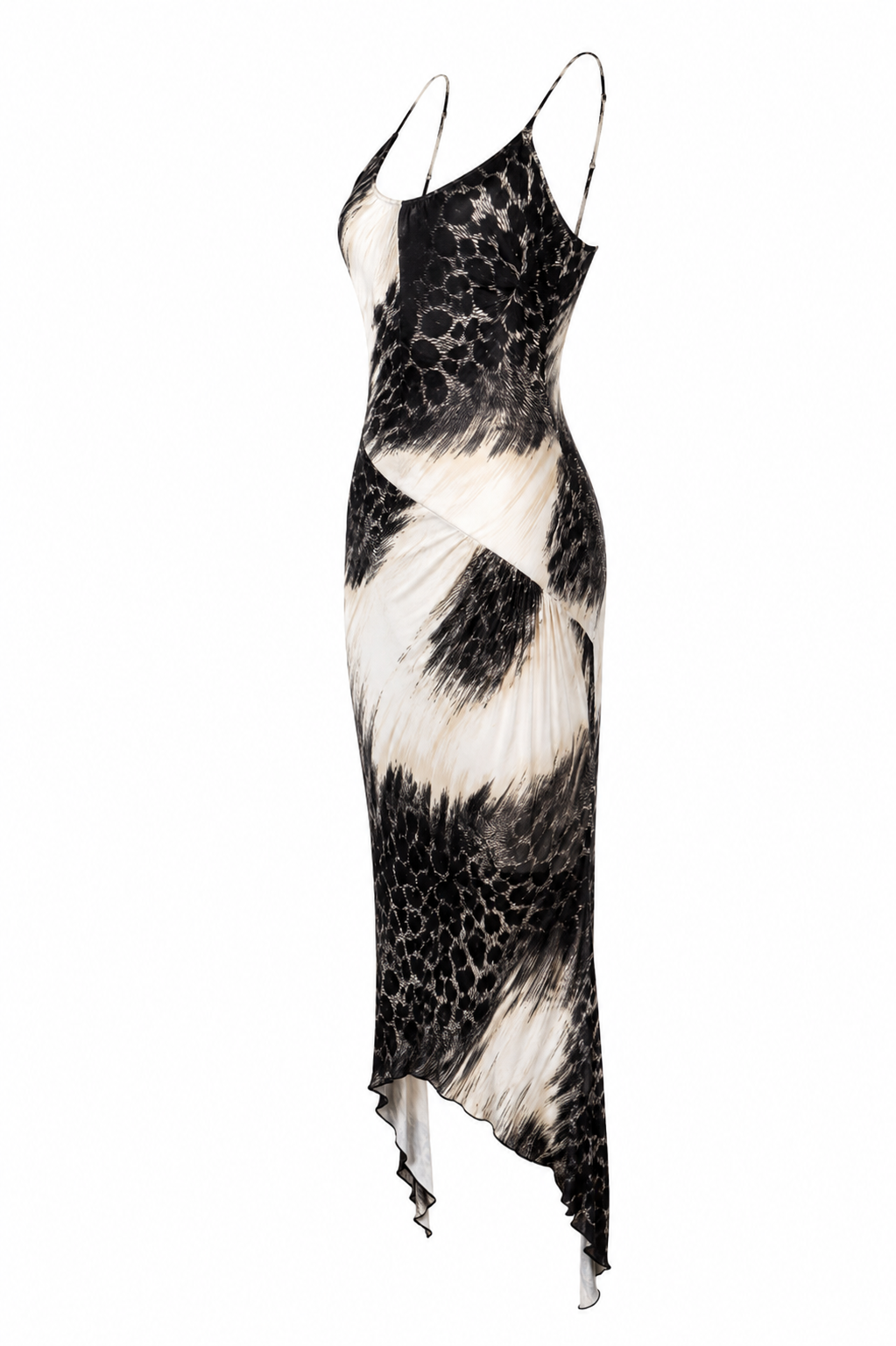Class Cavalli 2000s asymmetric dress