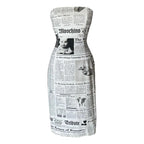 Iconic Moschino newspaper gazzette mini dress