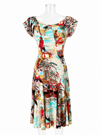 Blumarine SS 2005 Runway print dress African pattern