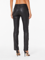 Roberto Cavalli SS 2003 black leather pants 