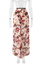 Rare Dolce & Gabbana SS 1997 Runway floral silk print long skirt