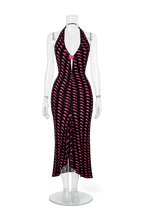 Ungaro Fever midi dress pink "fall in love" hearts