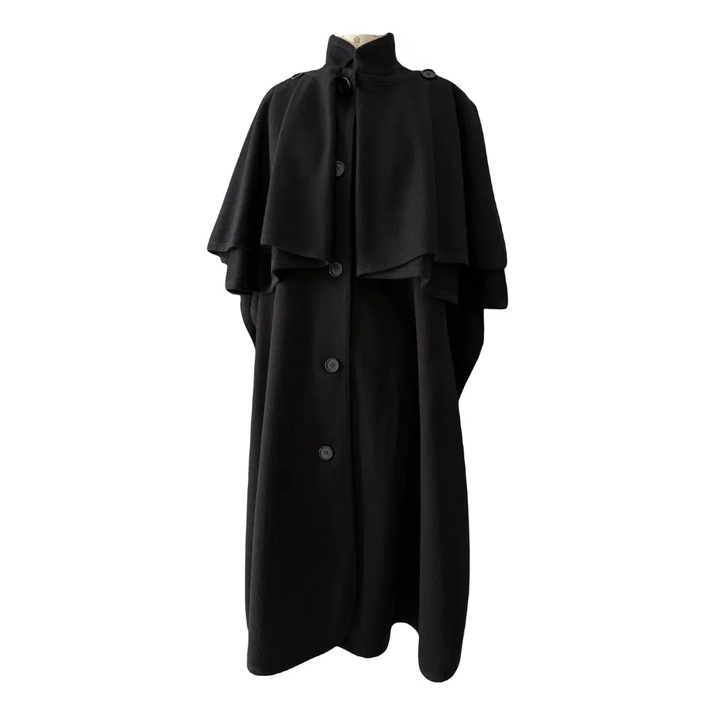 Rare Saint Laurent 1970 Wool "Gendarme" Cape