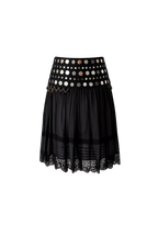Blumarine SS 2005 mirrors Runway black skirt