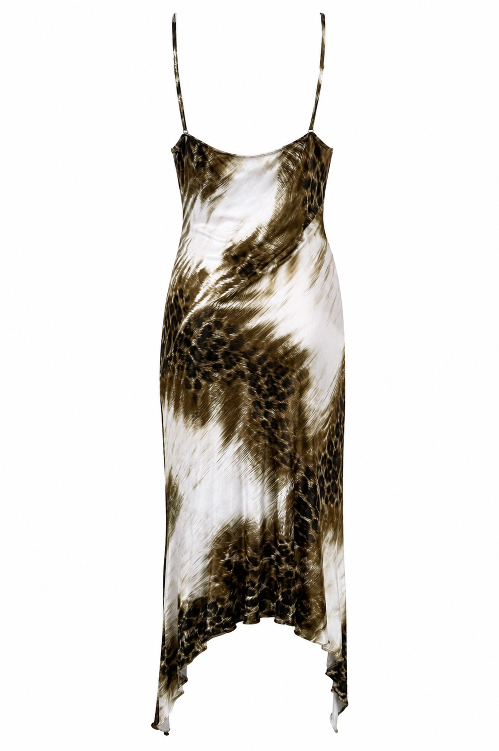 Class Roberto Cavalli brown Leo asymmetric